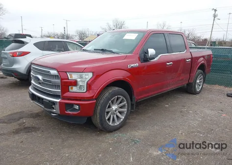 2016 Ford F-150 Platinum z USA, uszkodzony, nr VIN 1FTEW1EG1GFA61056